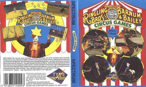 Circus Games box art for ZX Spectrum